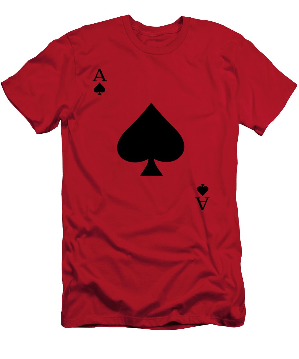 1 Ace of Spades Deck of Cards Su Tejo T-Shirt