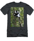4 Black and White Ruffed Lemur Michele Burgess T-Shirt