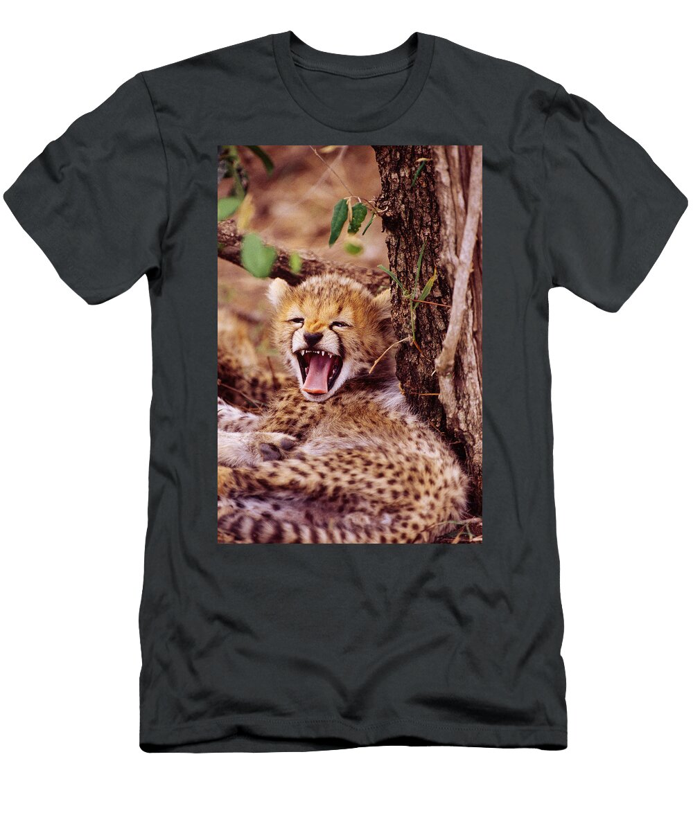 Cheetah Cub Charles Angelo T-Shirt