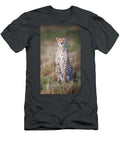 Cheetah Sitting Upright Masai Mara Kenya 3 Joan Carroll T-Shirt
