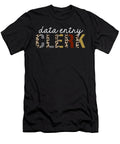 Data Entry Clerk Leopard Print Funny Appreciation Jensen Cena T-Shirt