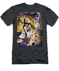 Expressionist Cheetah Portrait with Vibrant Yellow Eye Marian Voicu T-Shirt