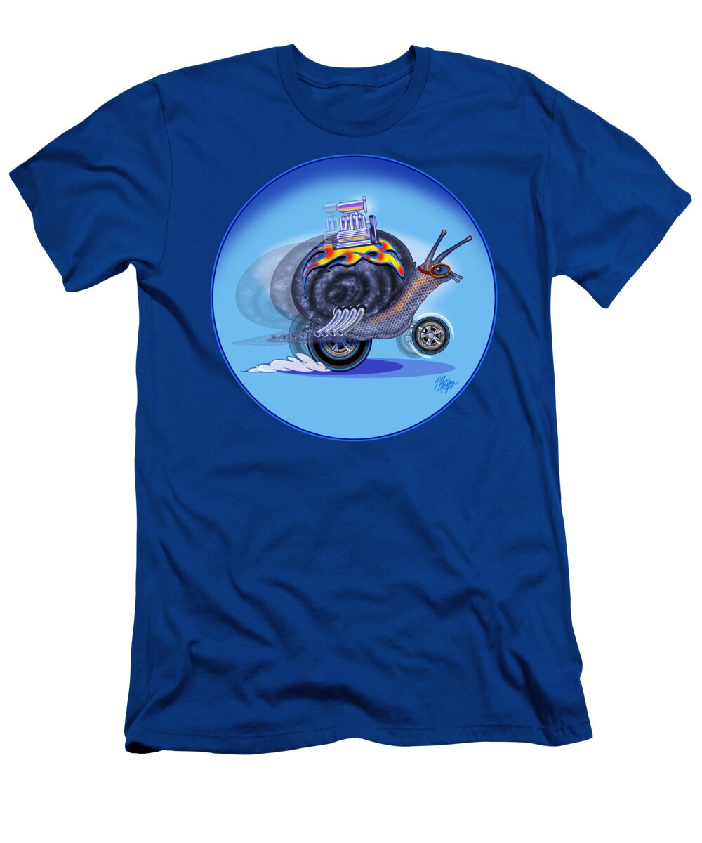 Hot Rod Snail Tim Phelps T-Shirt