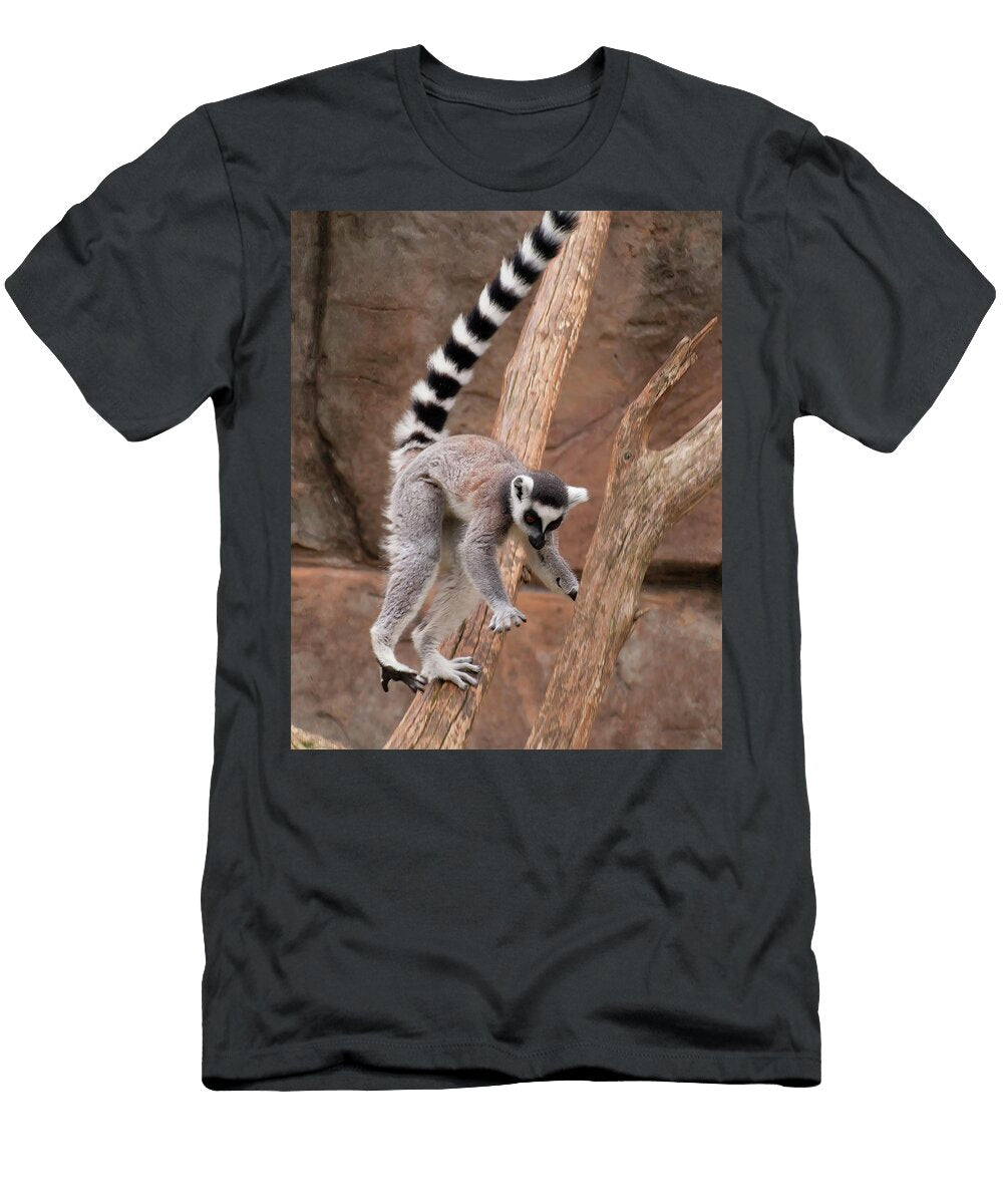 Lemur Landing Flees Photos T-Shirt