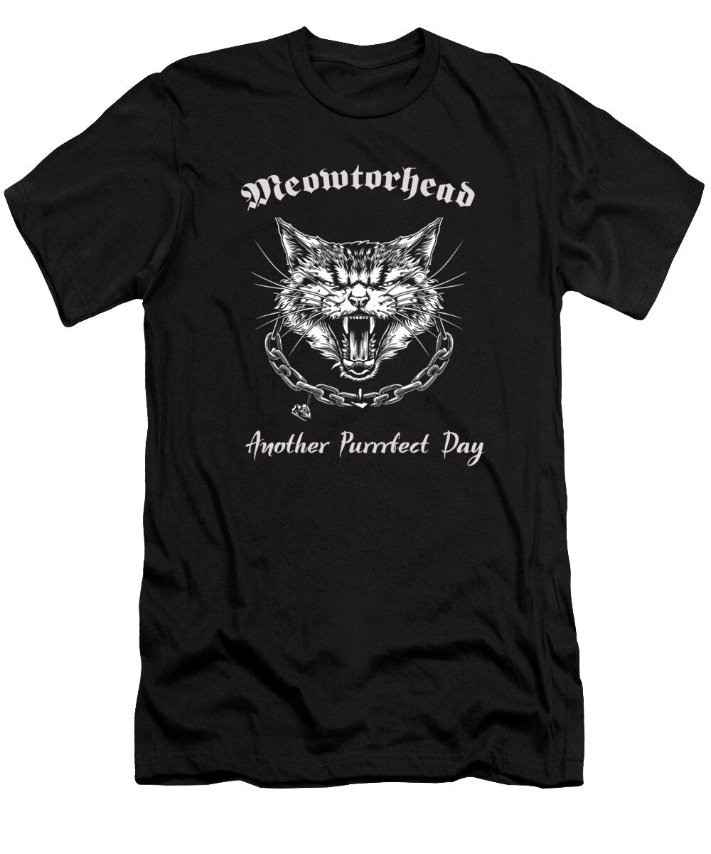 Meowtorhead Another Purrrfect Day Alex Artman T-Shirt