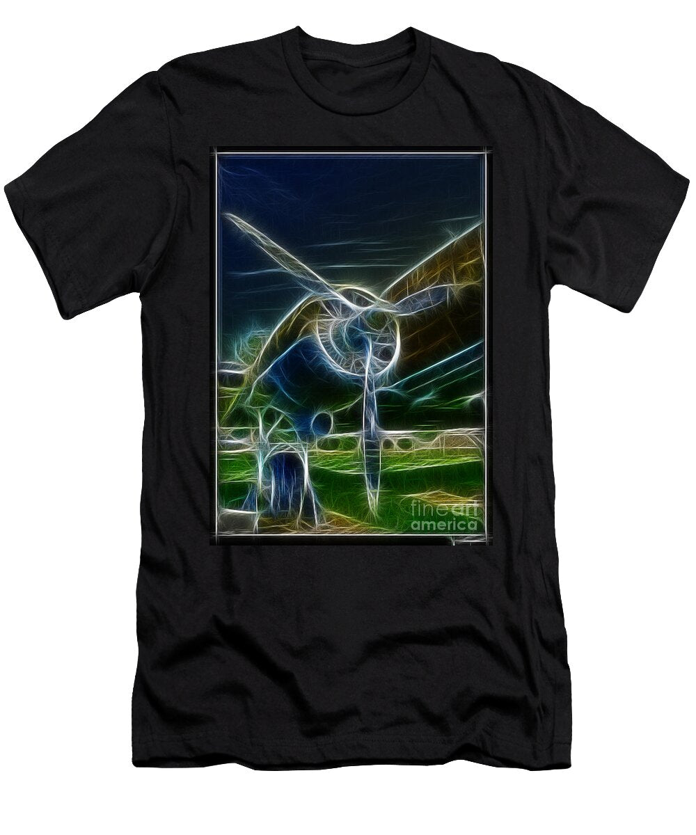Plane Engine and Prop Paul Ward T-Shirt