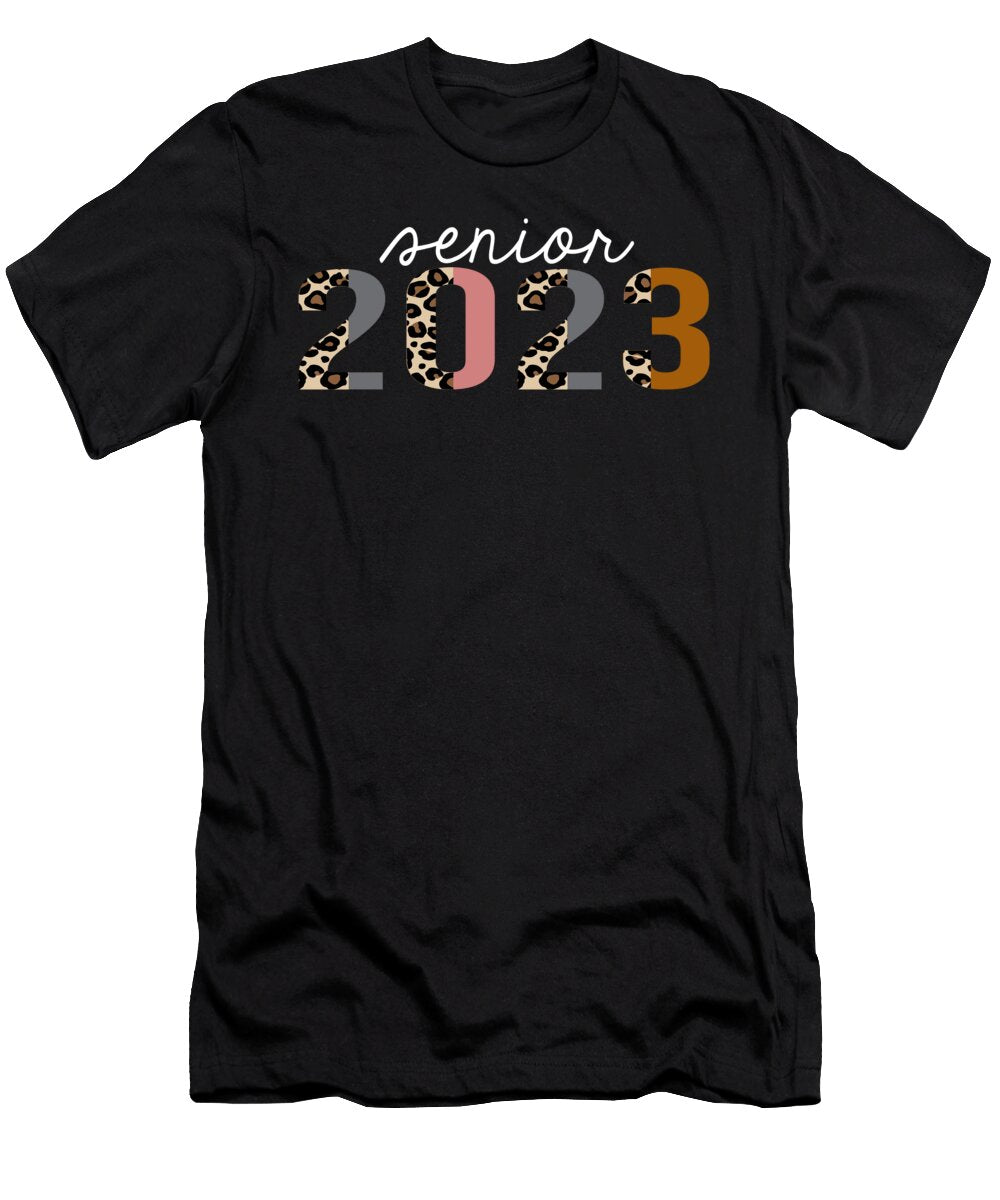 Senior 2023 Leopard Print Funny Appreciation Jensen Cena T-Shirt
