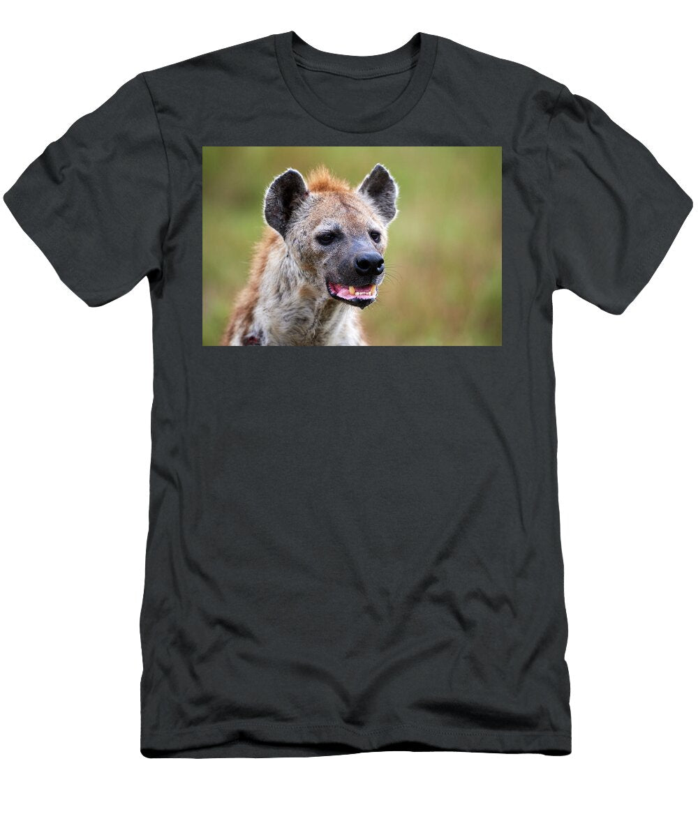 Spotted Hyena Portrait Masai Mara National Reserve Eric Baccega Natureplcom T-Shirt